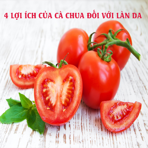 4 lợi ích của cà chua với làn da
